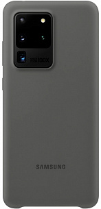 Silicone Cover для Samsung Galaxy S20 Ultra (серый)